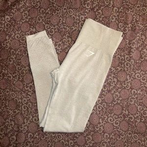 GYMSHARK Vital Seamless Leggings Light Grey Marl